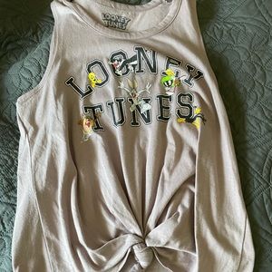 loose fit Looney Tunes tank top. Size S